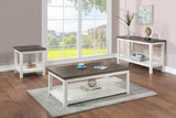 Dakota Chalk White End Table from Crown Mark - Luna Furniture