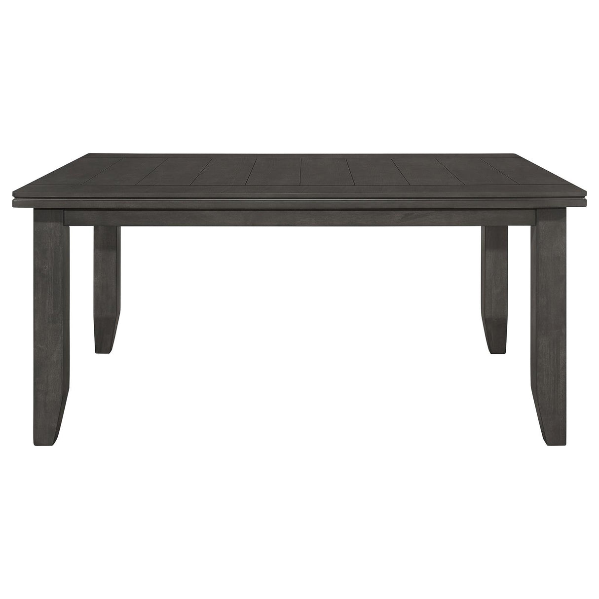 Dalila Dark Gray Rectangular Plank Top Dining Table from Coaster - Luna Furniture