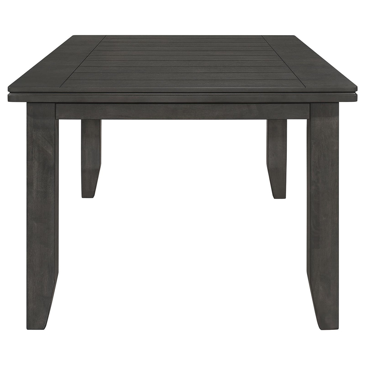 Dalila Dark Gray Rectangular Plank Top Dining Table from Coaster - Luna Furniture