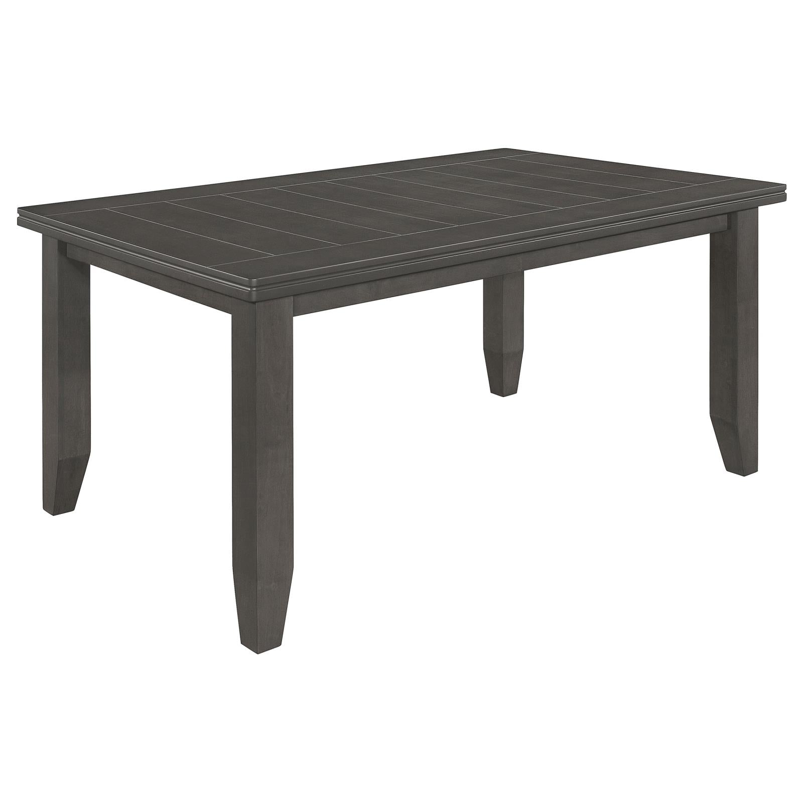 Dalila 6-piece Rectangular Dining Set Grey and Dark Grey - Luna