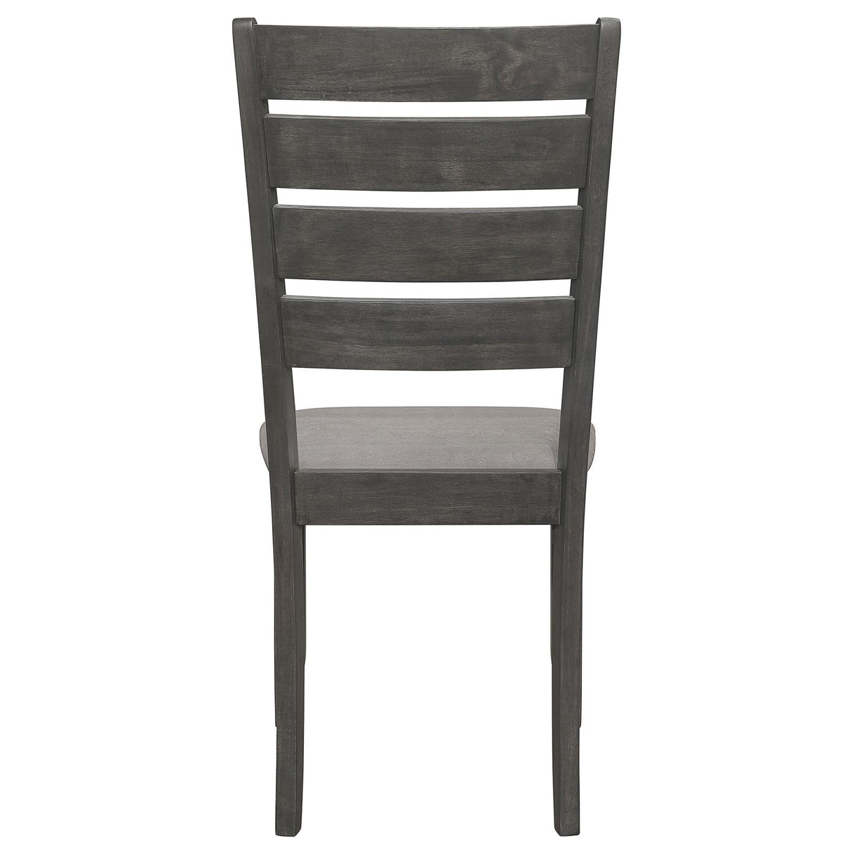 Dalila Gray and Dark Gray Ladder Back Side Chair, Set of 2 from Coaster - Luna Furniture