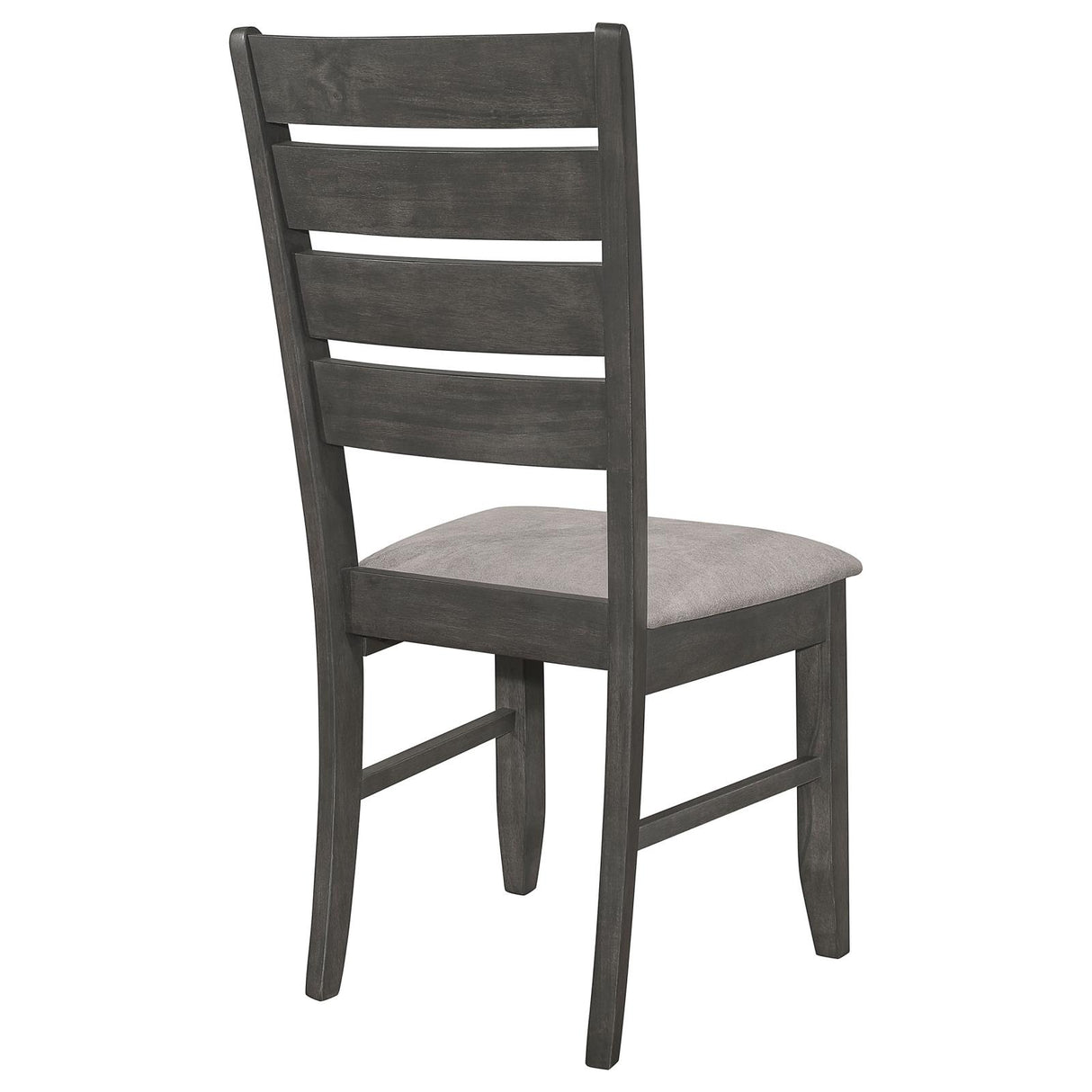 Dalila Gray and Dark Gray Ladder Back Side Chair, Set of 2 from Coaster - Luna Furniture