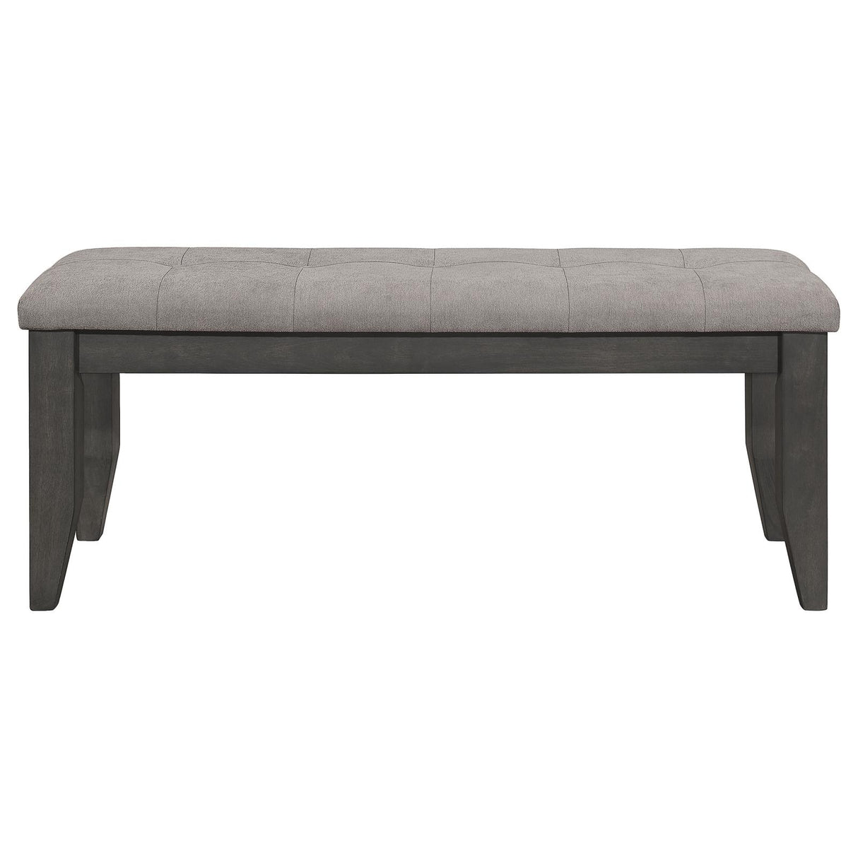 Dalila Gray and Dark Gray Padded Cushion Bench from Coaster - Luna Furniture