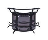 Dallas Smoke and Black Curved Bar Unit from Coaster - Luna Furniture