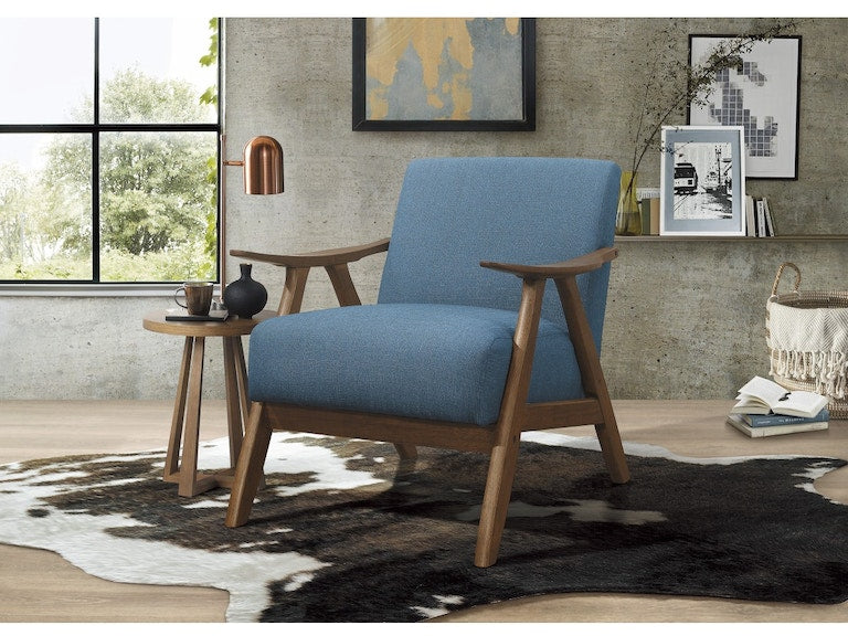 Damala Blue Accent Chair from Homelegance - Luna Furniture
