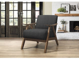 Damala Dark Gray Accent Chair from Homelegance - Luna Furniture