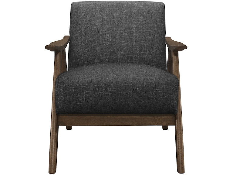 Damala Dark Gray Accent Chair from Homelegance - Luna Furniture