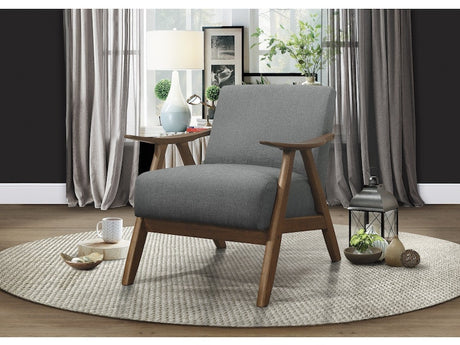 Damala Gray Accent Chair from Homelegance - Luna Furniture