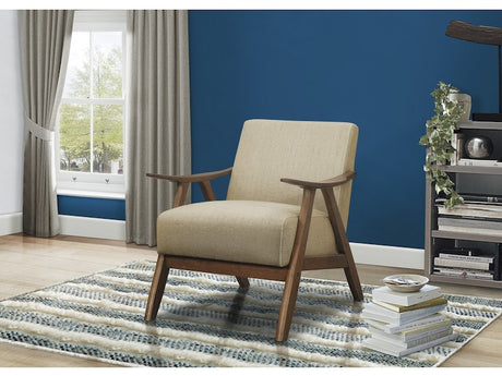 Damala Light Brown Accent Chair from Homelegance - Luna Furniture