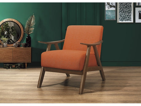 Damala Orange Accent Chair from Homelegance - Luna Furniture