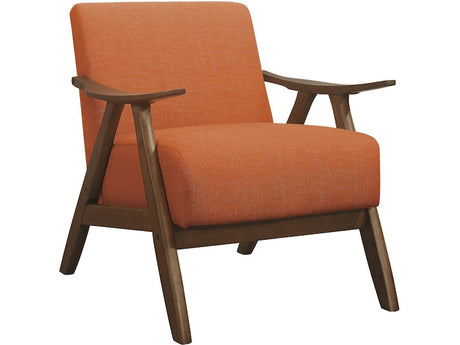 Damala Orange Accent Chair from Homelegance - Luna Furniture