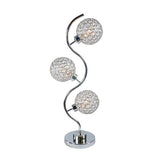 Dana 3- Piece Crystal Globe Table Lamp from Crown Mark - Luna Furniture
