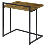 Dani Rectangular Snack Table with Metal Base from Coaster - Luna Furniture