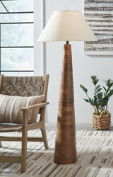 Danset Brown Floor Lamp from Ashley - Luna Furniture