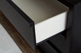 Danziar Black Chest of Drawers from Ashley Furniture - Luna Furniture