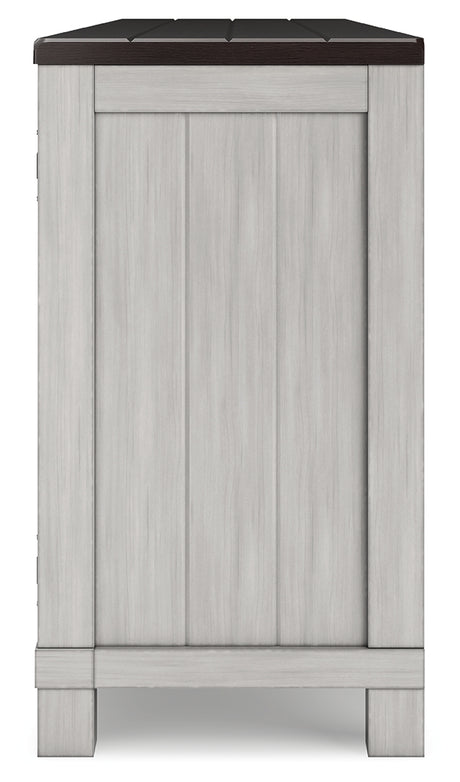 Darborn Gray/Brown 88" TV Stand from Ashley - Luna Furniture