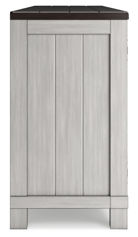 Darborn Gray/Brown 88" TV Stand from Ashley - Luna Furniture