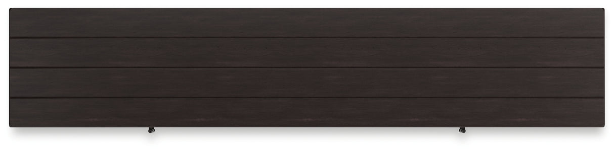 Darborn Gray/Brown 88" TV Stand from Ashley - Luna Furniture