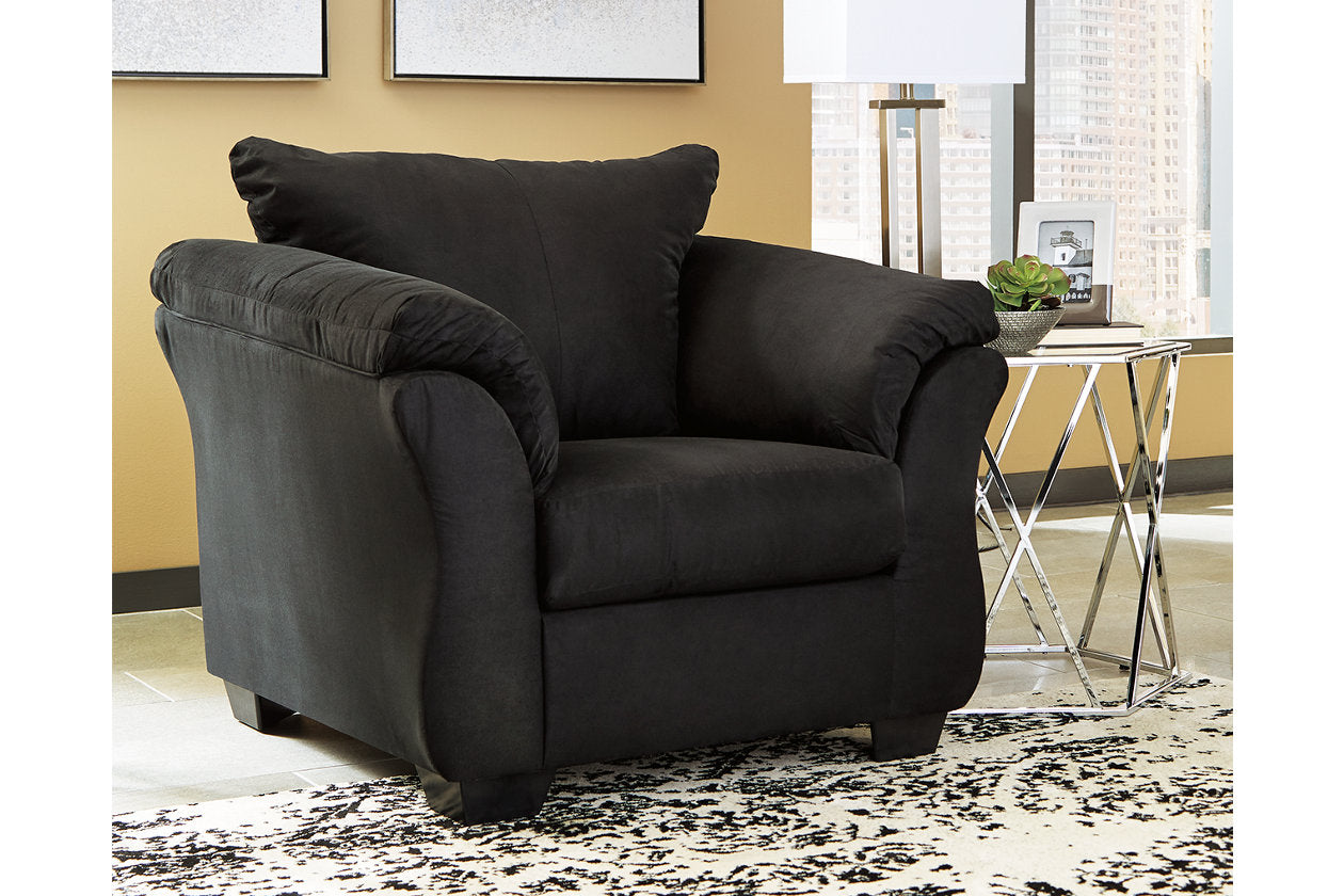 Ashley Darcy Black Chair – Luna Furniture