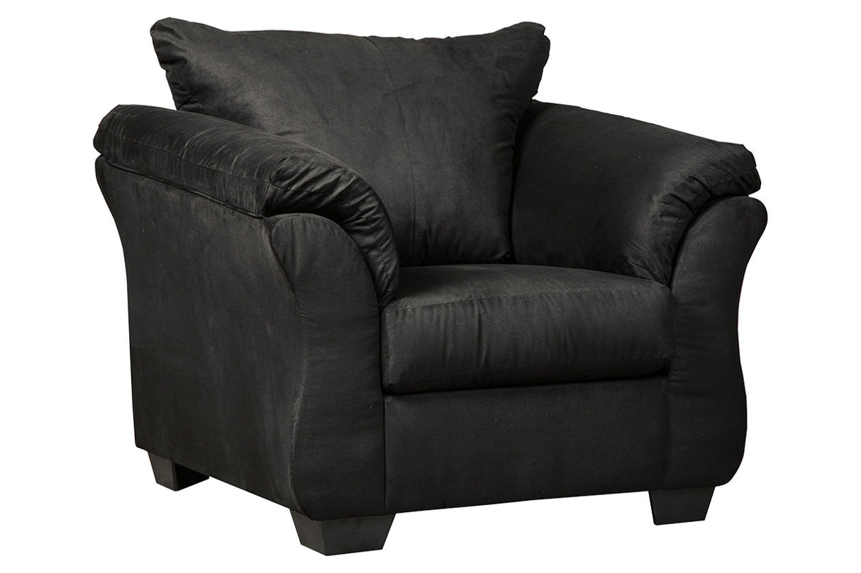 Darcy Black Chair from Ashley - Luna Furniture