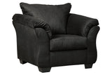 Darcy Black Chair from Ashley - Luna Furniture