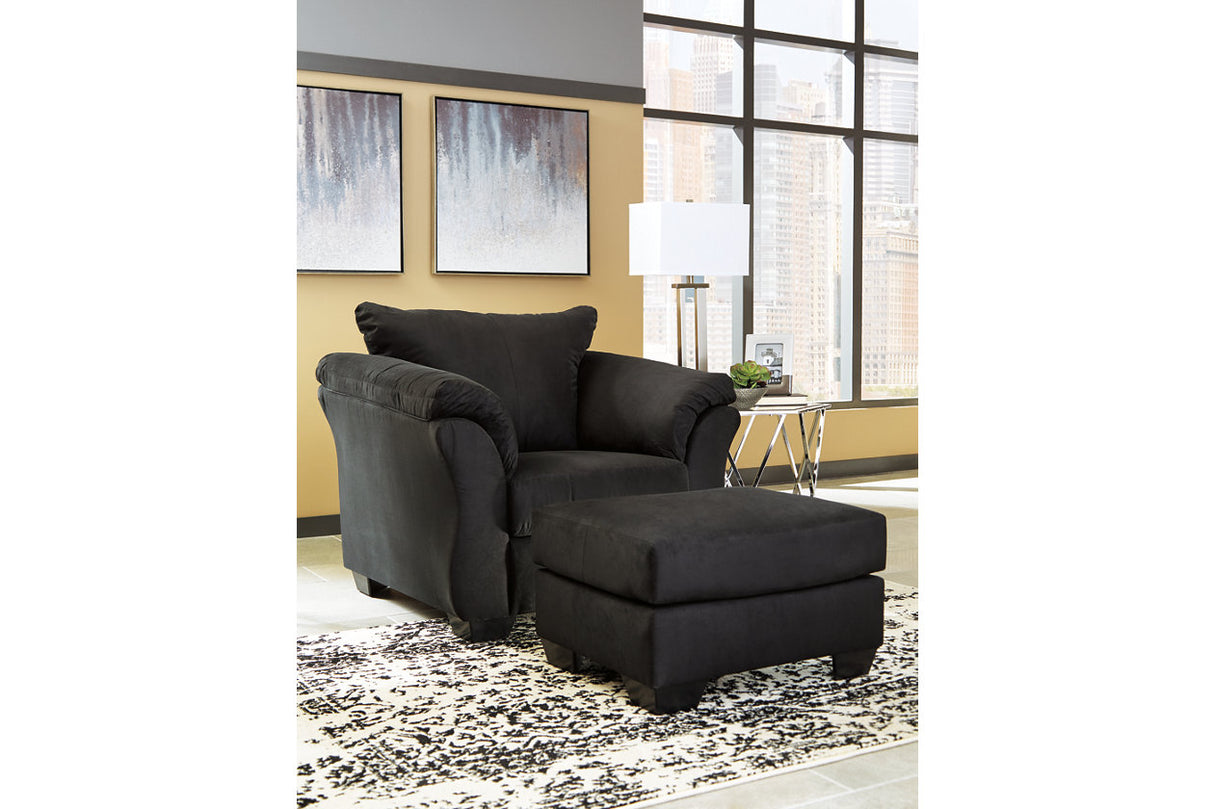 Darcy Black Chair from Ashley - Luna Furniture