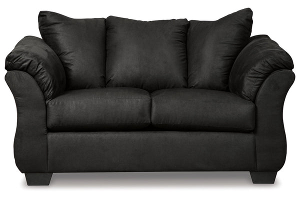 Darcy Black Loveseat