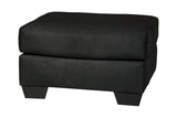 Darcy Black Ottoman from Ashley - Luna Furniture