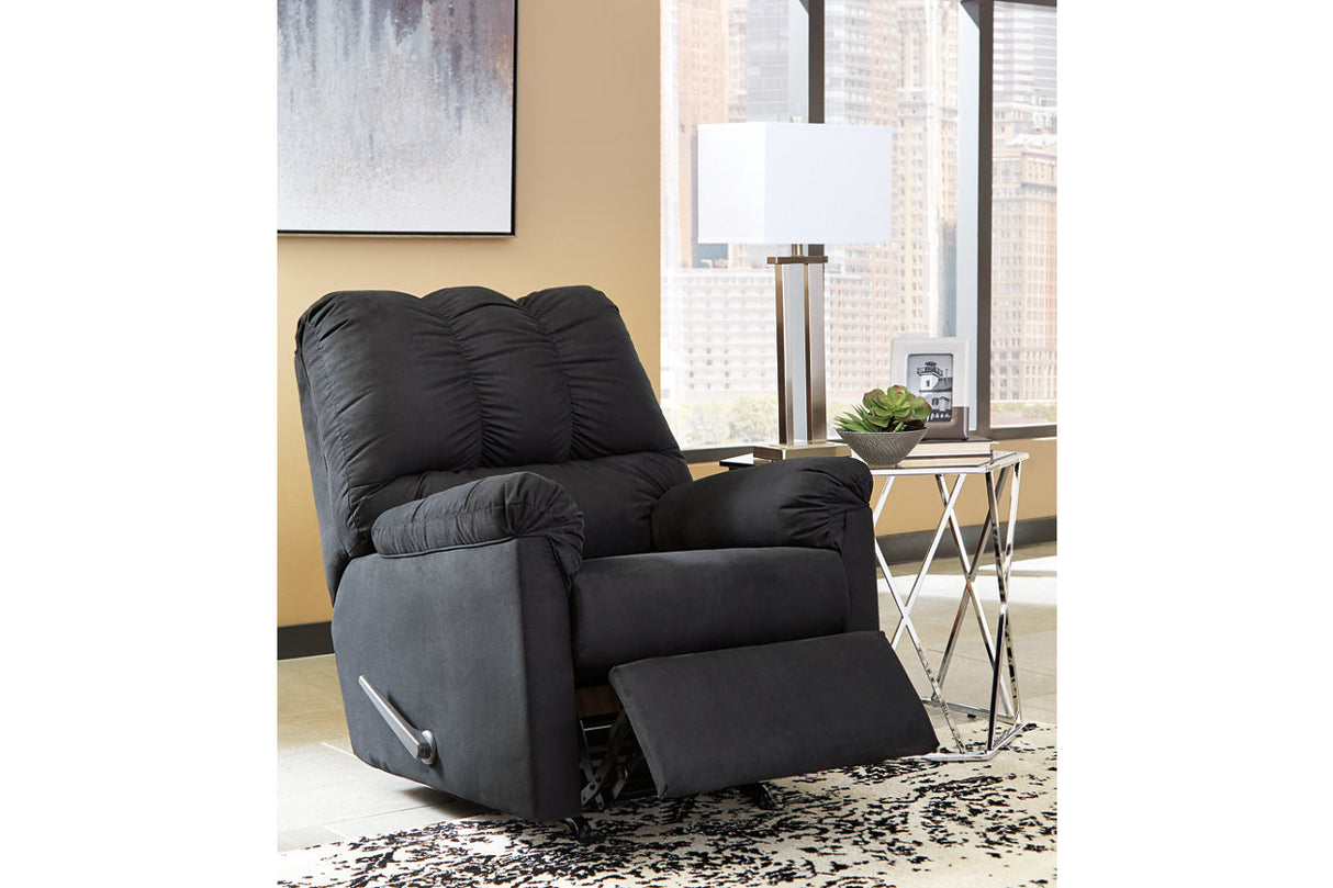 Darcy Black Recliner from Ashley - Luna Furniture