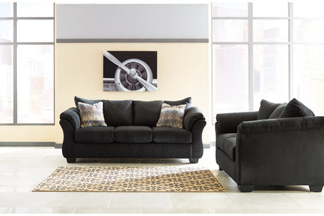 Darcy Black Sofa from Ashley - Luna Furniture