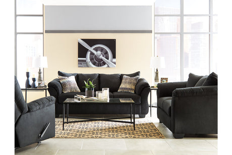 Darcy Black Sofa from Ashley - Luna Furniture