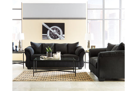 Darcy Black Sofa from Ashley - Luna Furniture