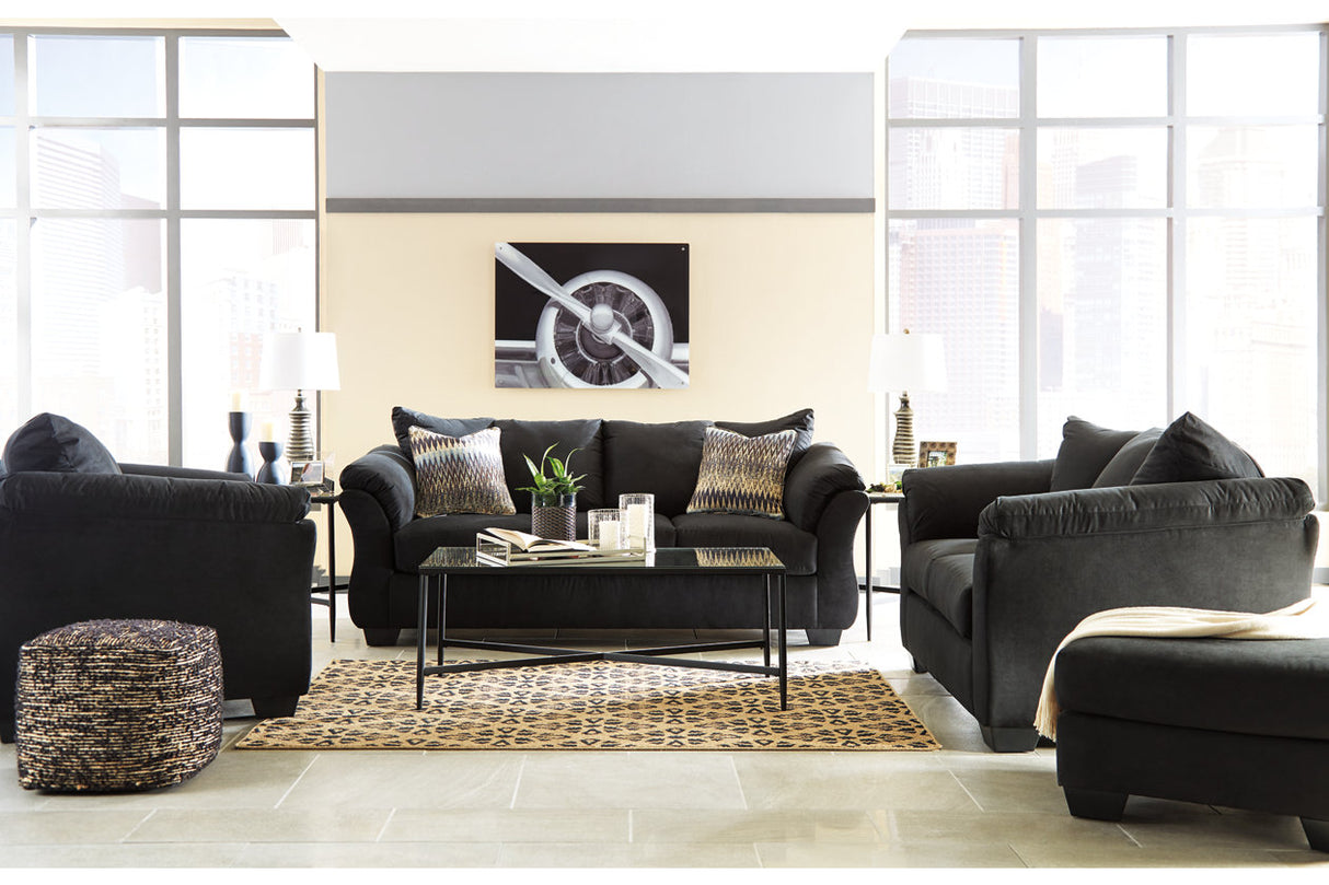 Darcy Black Sofa from Ashley - Luna Furniture