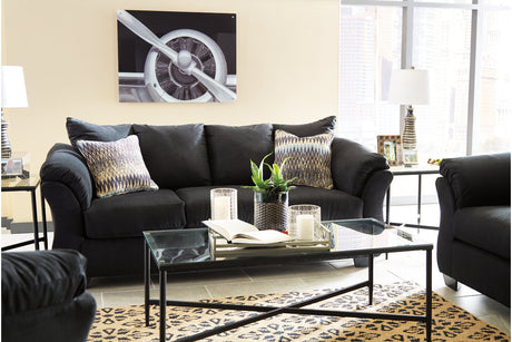 Darcy Black Sofa from Ashley - Luna Furniture