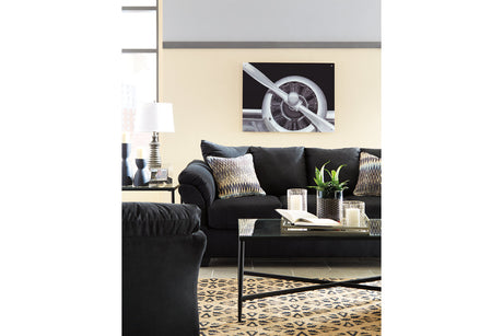 Darcy Black Sofa from Ashley - Luna Furniture