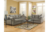 Darcy Cobblestone Loveseat from Ashley - Luna Furniture
