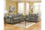 Darcy Cobblestone Loveseat from Ashley - Luna Furniture