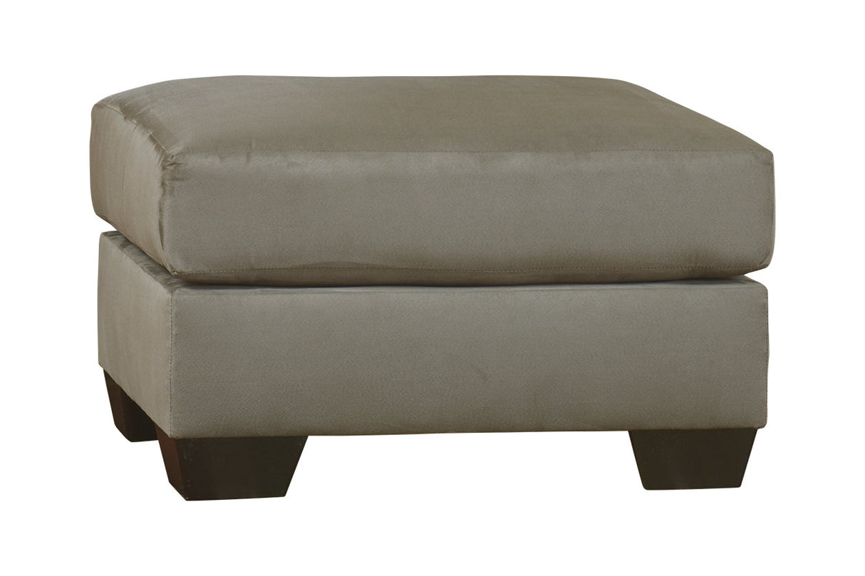 Darcy Cobblestone Ottoman from Ashley - Luna Furniture
