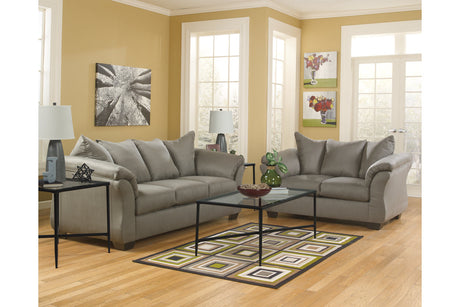 Darcy Cobblestone Sofa from Ashley - Luna Furniture
