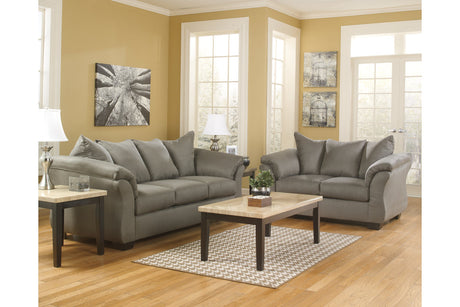 Darcy Cobblestone Sofa from Ashley - Luna Furniture