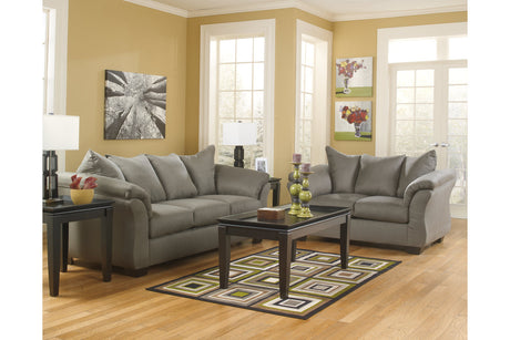 Darcy Cobblestone Sofa from Ashley - Luna Furniture
