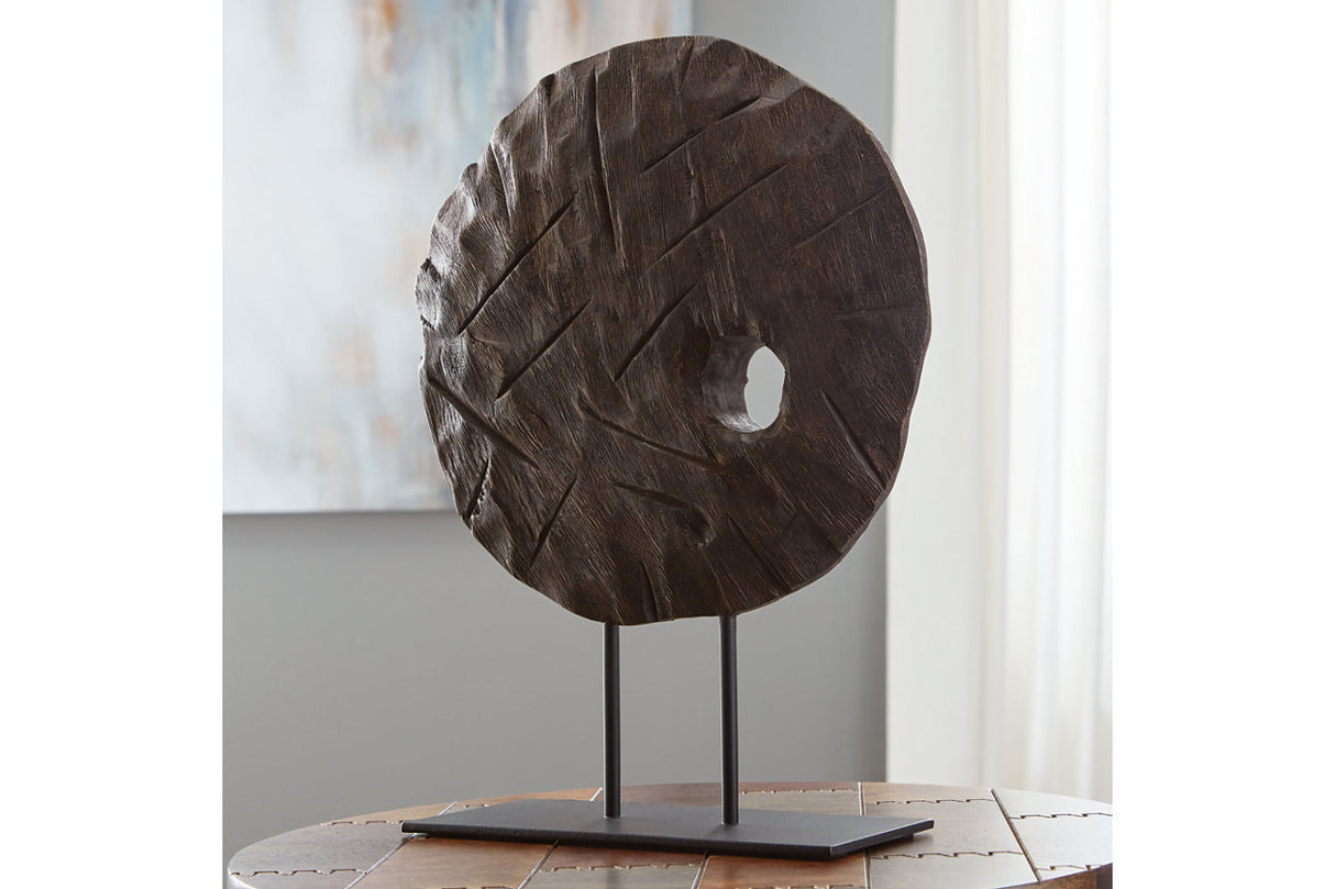 Dashburn Brown/Black Sculpture from Ashley - Luna Furniture