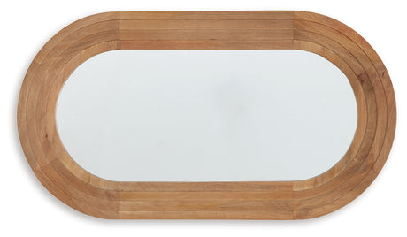 Daverly Brown Accent Mirror from Ashley - Luna Furniture