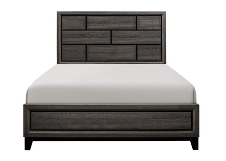 Davi Gray Full Panel Bed from Homelegance - Luna Furniture