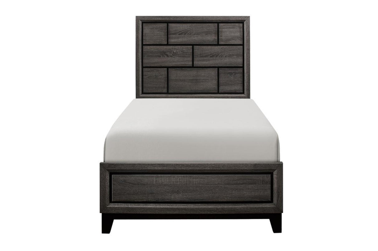 Davi Gray Panel Youth Bedroom Set from Homelegance - Luna Furniture