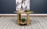 Dawn Mango Square Engineered Wood End Table With Shelf from Coaster - Luna Furniture