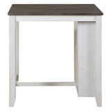 Daye White/Gray/Brown 3-Piece Counter Height Set from Homelegance - Luna Furniture