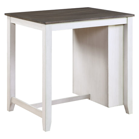 Daye White/Gray/Brown 3-Piece Counter Height Set from Homelegance - Luna Furniture