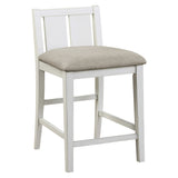 Daye White/Gray/Brown 3-Piece Counter Height Set from Homelegance - Luna Furniture