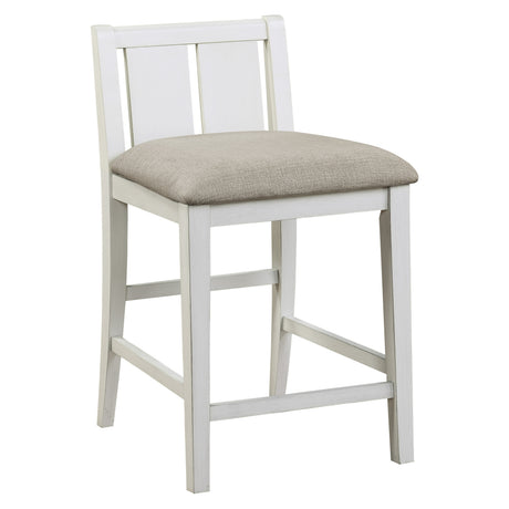 Daye White/Gray/Brown 3-Piece Counter Height Set from Homelegance - Luna Furniture